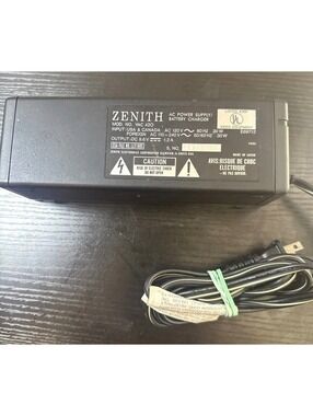 Zenith VAC 420 AC Power Supply Battery Charger